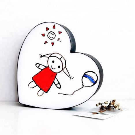 LED Heart Shape Light Box