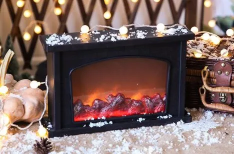 LED Fireplace Wall Mount